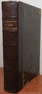 Lettres et pensées d'Hippolyte Flandrin, accompagnées de notes et précédée d'une notice biographique et d'un catalogue des oeuvres du maître. — DELABORDE, HENRI