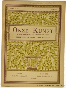 Hans Orlowski. In: "Onze Kunst, Geïllustreerd maandschrift voor Beeldende en decoratieve Kunsten". — Avermaete, Roger - (Orlowski, woodcuts)