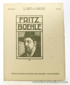 Fritz Boehle. L'art et le Beau. Troisième année. Volume VI. 13 dessins sur papier mat de grand luxe, 40 illustrations teintées et 2 gravures. — Klein, Rudolf.