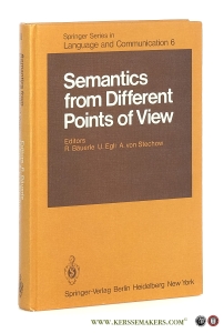Semantics from Different Points of View. With 15 figures. — Bäuerle, R. / U. Egli / A. Von Stechow (eds.).