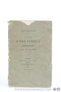 À propos d'une faïence républicaine à la date de 1868. — Rouillon, Paul