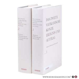 Das Zweite Vatikanische Konzil - Ereignis und Auftrag. Ein interkontinentaler Kommentar der Konzilsdokumente: Ihre Rezeption und Orientierung für Kirche und Theologie. Band 1: Das Zweite Vatikanische Konzil: Allgemeine Einführung und Hermeneutik; Band 2: Das Zweite Vatikanische Konzil in Lateinamerika und der Karibik. [first 2 of 12 volumes. 6 published to date (2-2026)]. — Arenas, Sandra / Schickendantz, Sandra / and many others (eds.).