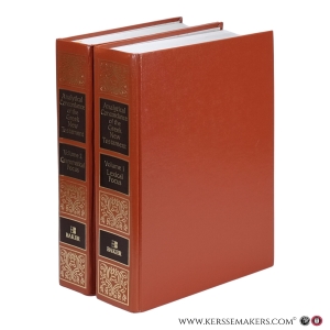 Analytical Concordance of the Greek New Testament. Volume 1: Lexical Focus. Volume 2: Grammatical Focus. [2 volumes]. — Clapp, Philip S. / Friberg, Barbara / Friberg, Timothy.