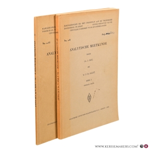 Analytische Meetkunde [2 delen]. — Bijl, J. / Salet, W. J. H.