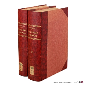 Praelectiones theologiae naturalis. Cours de Théodicée. [2 volumes]. — Descoqs, Pedro.