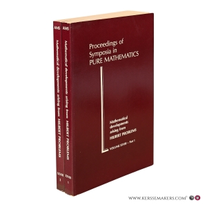 Mathematical developments arising from Hilbert problems. Proceedings of Symposia in Pure Mathematics, Volume XXVIII, Part 1 and Part 2 [2 volumes]. — Browder, Felix E. (ed.)