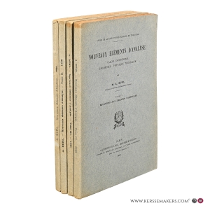 Nouveaux éléments d’analyse. Calcul infinitesimal géométrie. Physique théorique. Tome I–IV. Tome I. Variables Réelles. Tome II. Variables Complexes. Tome III. Équations Différentielles. Tome IV. Équations aux Dérivées Partielles. — Buhl, M.A.
