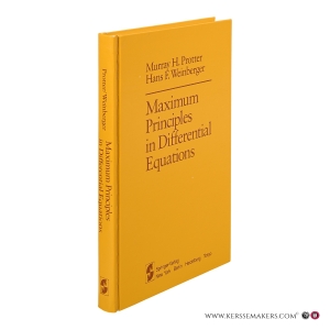 Maximum Principles in Differential Equations. With 56 Illustrations — Protter, Murray H. / Weinberger, Hans F.